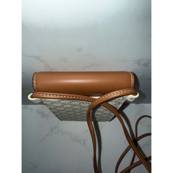 Celine Triomphe Canvas Lambskin Phone Pouch With Flap - Excellent Condition - Picture 7 of 7